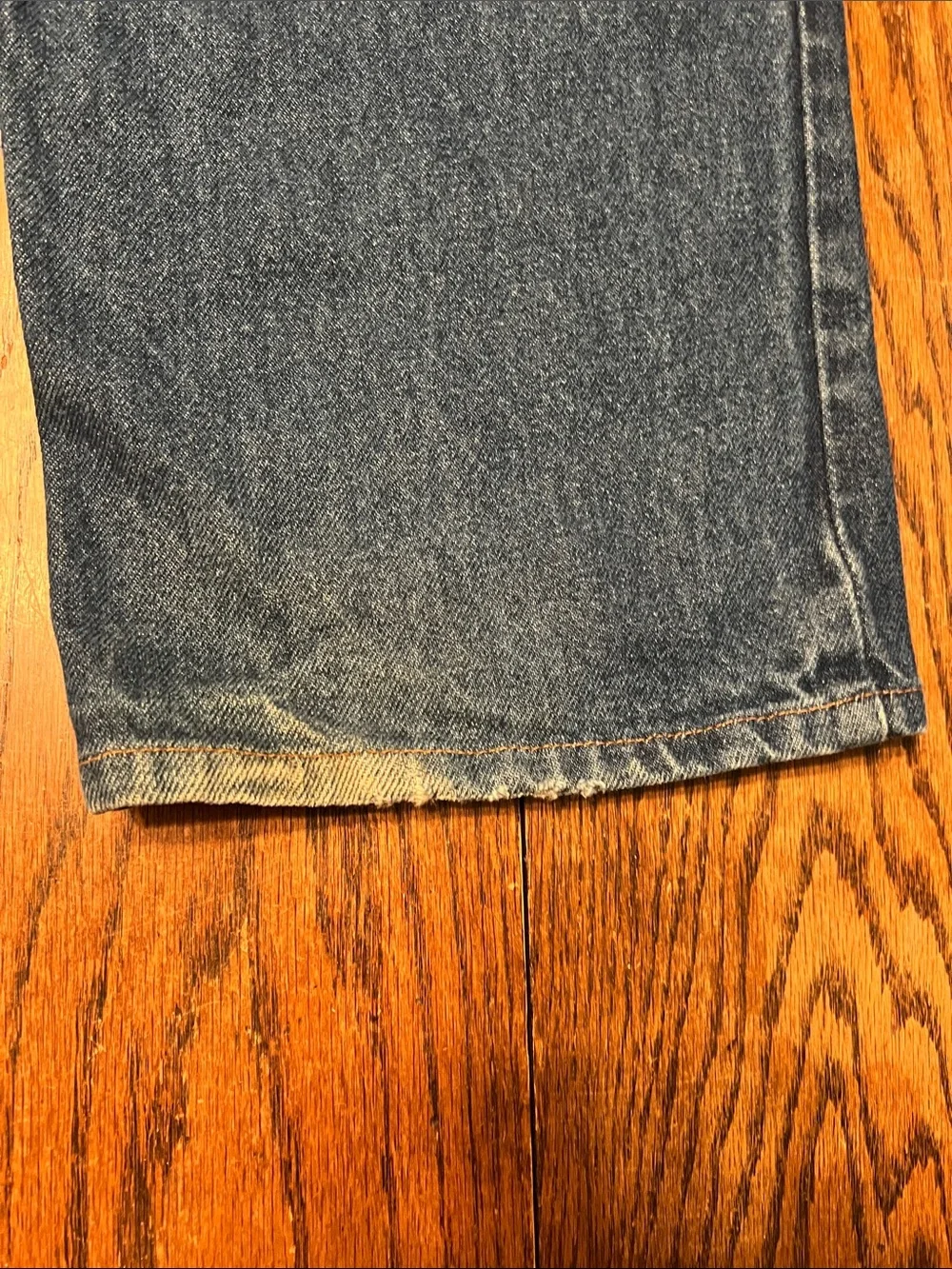 L.L. Bean Men's Straight Jeans in Dark Blue
